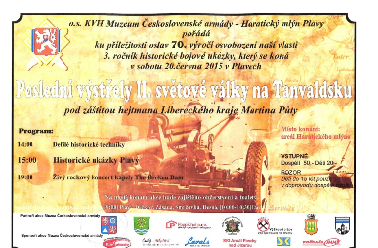 V Plavech veřejnost uvidí historické bojové ukázky
